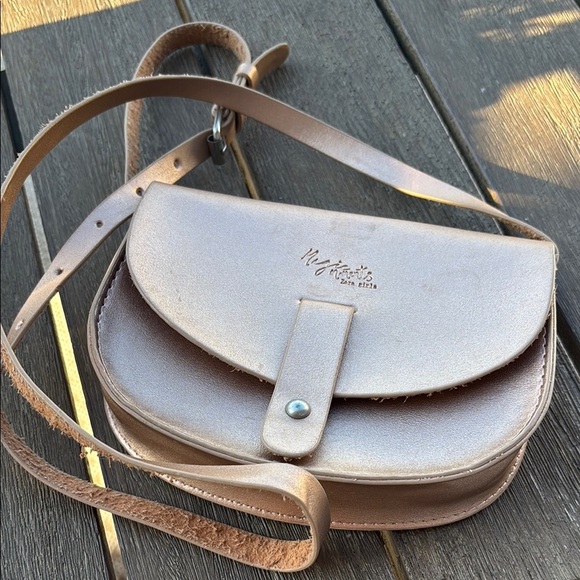Zara Other - Zara Bronze Saddle Bag with Adjustable Strap